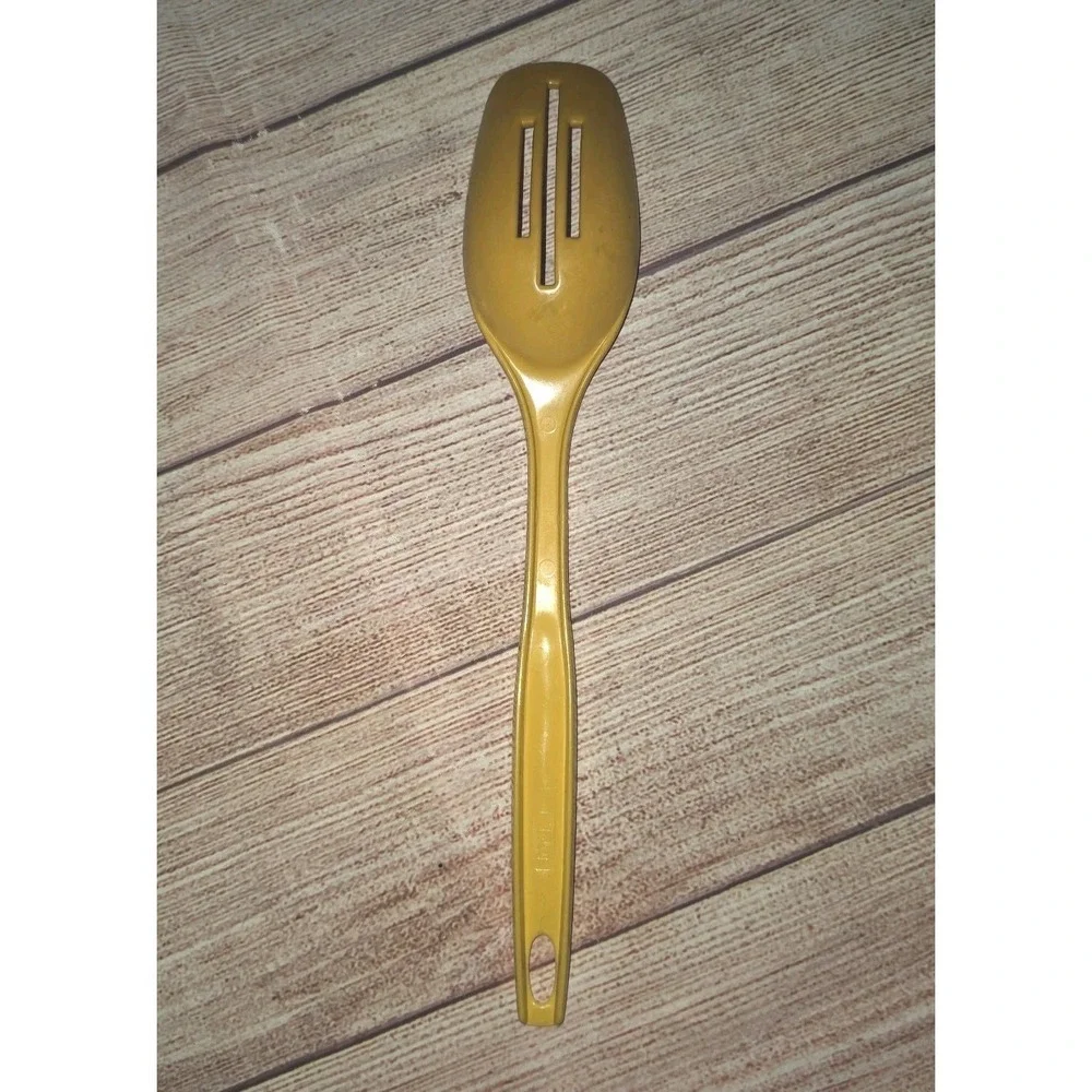 Vtg Foley Slotted Spoon Yellow Nylon Plastic‎ Cooking Utensil 11